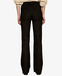 Sanctuary Women's Sashay Faux-Suede Flare Leggings