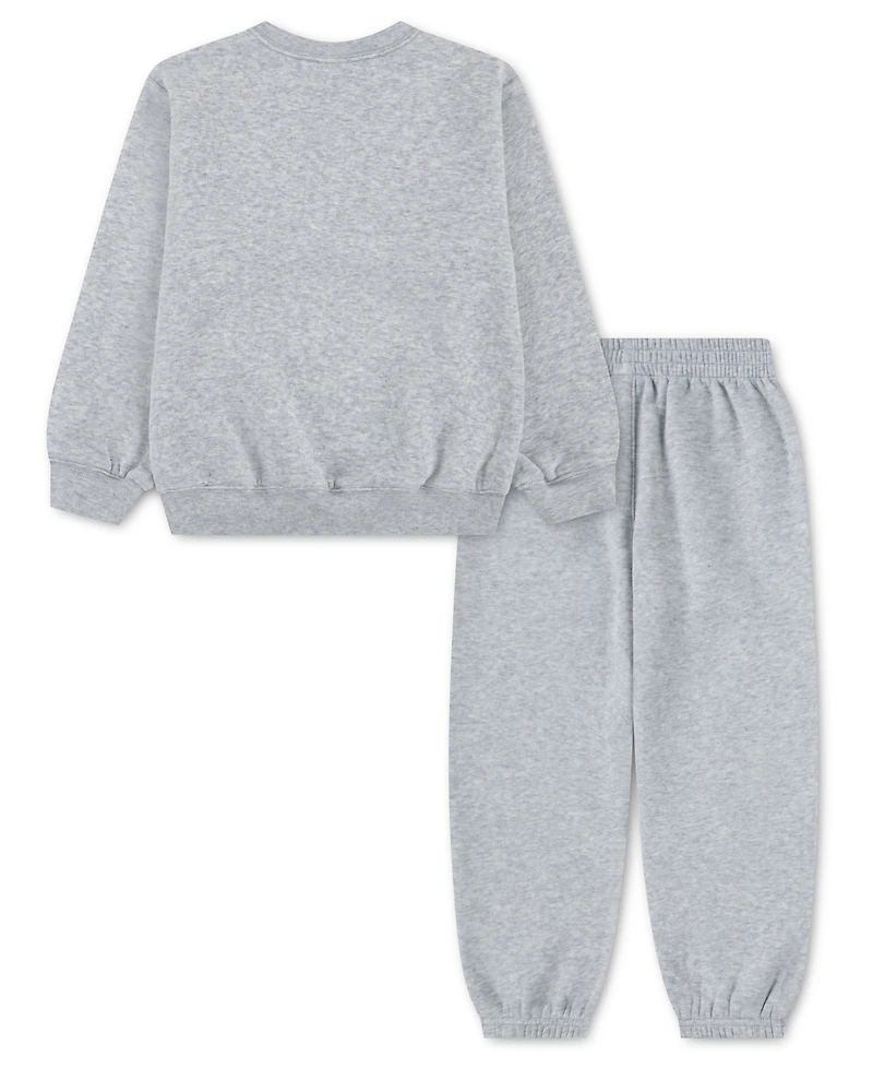 Jordan Boys' 4-7 Logo Fleece Sweatshirt and Joggers, 2-Piece Set