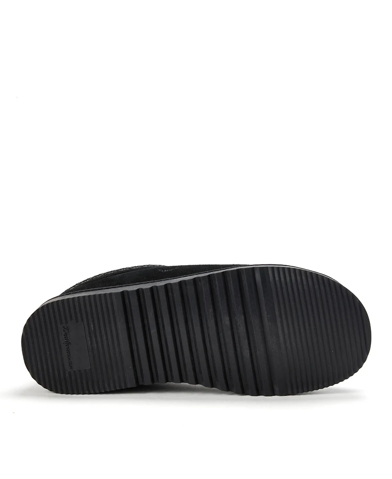 Dearfoams Dean Genuine Suede Slip-On Clog Slipper