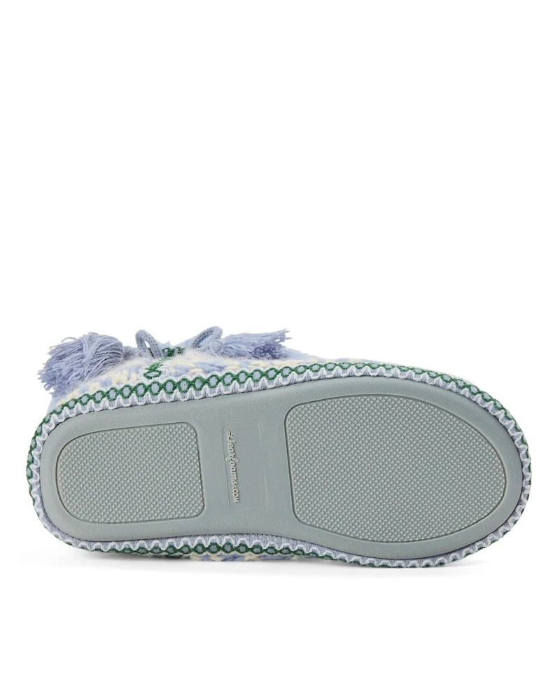 Dearfoams Women's Becky Knit Bootie Slippers