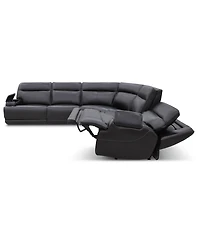 Atlas 5-Piece Dual Motion Sectional Sofa, Macy's Exclusive