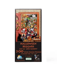 SunsOut Halloween Beggars 300-Piece Jigsaw Puzzle, Ages 15+