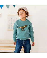 Sweet Wink Big Boys Camo Dino Patch Sweatshirt