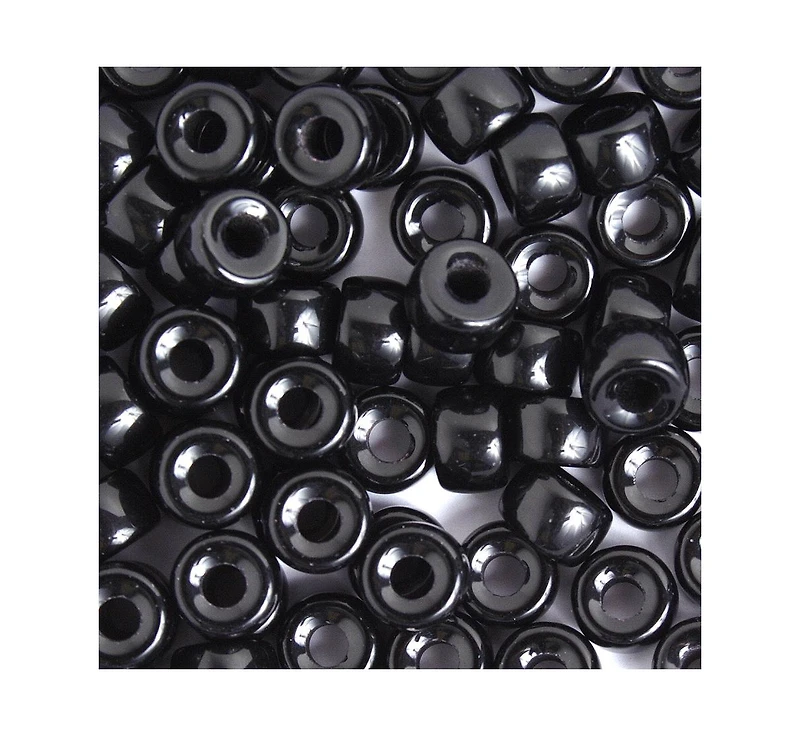 John Bead 100ct 9mm Luster Czech Glass Crow Beads for Diy Jewelry Making