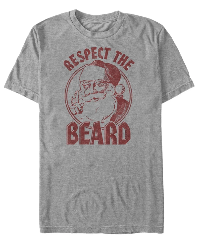 Fifth Sun Men's Respect The Beard Graphic Crew Neck T-Shirt