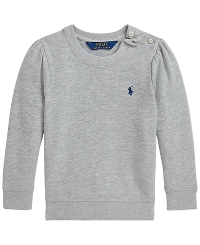 Polo Ralph Lauren Girls' 2T-6X Fleece Sweatshirt