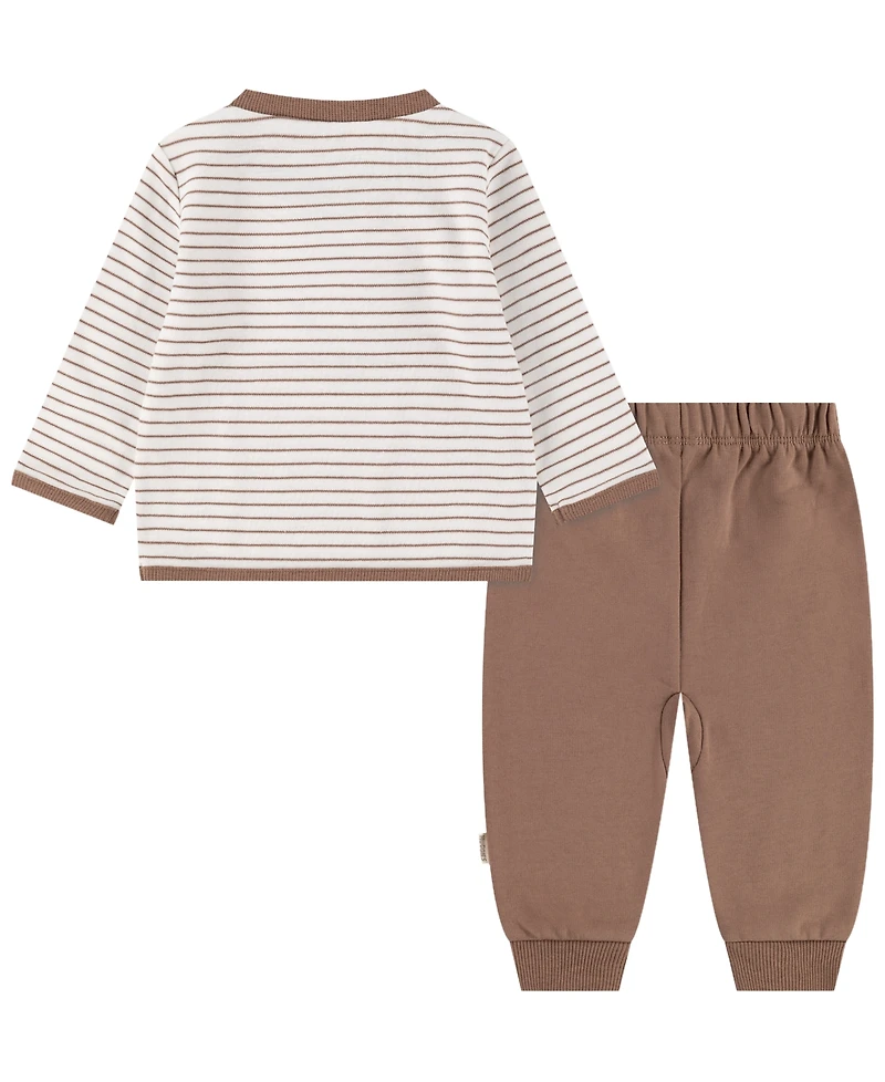Huggies Baby Boys' Long-Sleeve Top and Pants 2-Piece Set