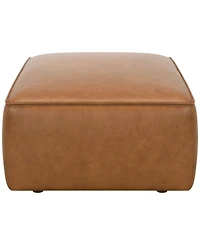 Moxley 40" Genuine Leather Bench Style Ottoman, Macy's Exclusive