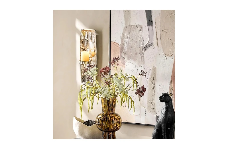 Z Gallerie Carved Wall Sconce