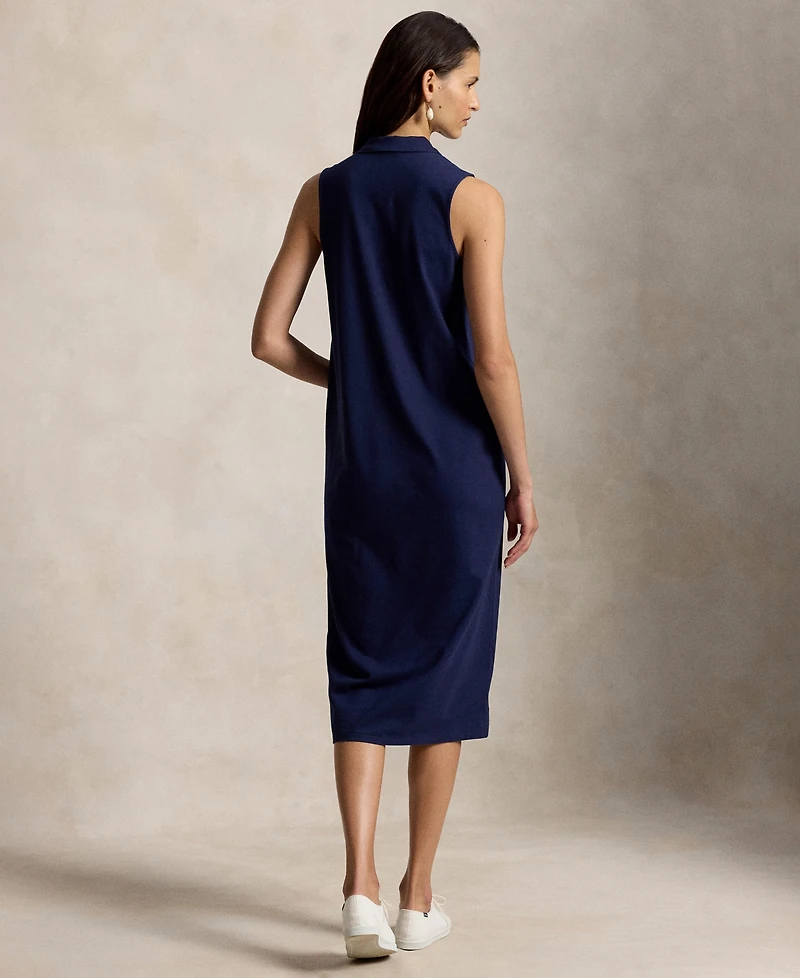 Polo Ralph Lauren Women's Stretch-Cotton Sleeveless Dress