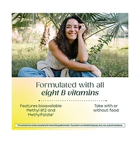 MegaFood Balanced B Complex Vitamins for Women and Men, Vitamin B6, Vitamin B12, Folate and Biotin, 30 Ct