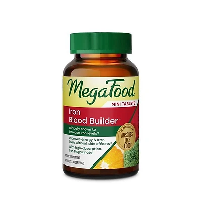 MegaFood Blood Builder Iron Minis ,60 Tablets