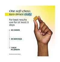 MegaFood Baby and Me 2 Morning Sickness Nausea Relief Soft Chews with Vitamin B6 and Ginger, Honey Lemon Ginger 30 Soft Chews