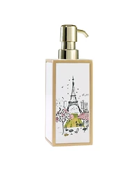 Nicole Miller City Girl 2-Piece Toothbrush and Lotion Dispenser Set