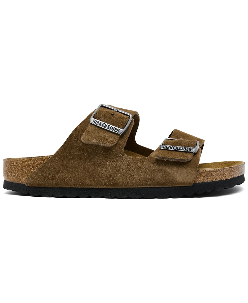 Birkenstock Women's Arizona Suede Leather Sandals from Finish Line