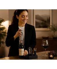 Pursonic 5-Piece Electric Wine Opener Set