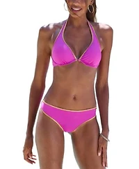 Metallic Trim Bikini Top Bottom Collection