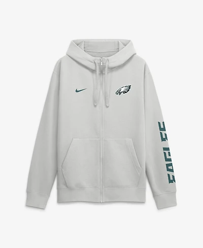 Nike Men's Cool Down Club Philadelphia Eagles Full-Zip Scuba Hood Hoodie