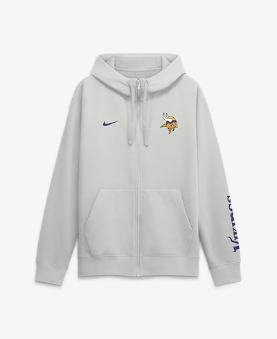 Nike Men's Minnesota Vikings Cool Down Club Full-Zip Fleece Hoodie