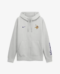 Nike Men's Minnesota Vikings Cool Down Club Full-Zip Fleece Hoodie