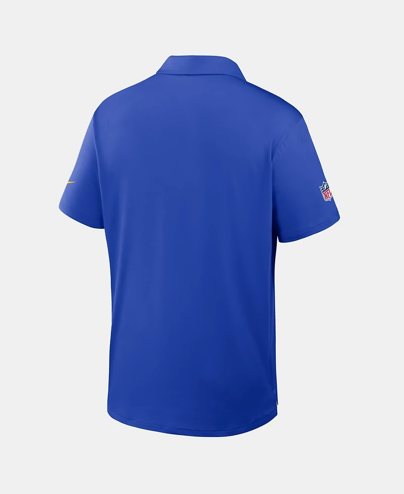 Nike Men's Los Angeles Rams Tour Dri-fit Classic Fit Polo Shirt