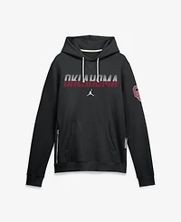 Jordan Men's Oklahoma Sooners 2026 Sideline Standard Issue Fleece Loose-Fit Pullover Hoodie