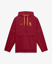 Nike Men's Usc Trojans Usc Sideline Anorak Half-Zip Hoodie
