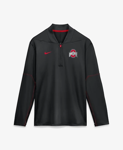 Nike Men's Ohio State Buckeyes 2026 Sideline Midweight Long-Sleeve Half-Zip Pullover Sweatshirt