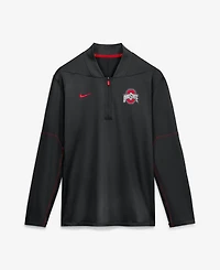 Nike Men's Ohio State Buckeyes 2026 Sideline Midweight Long-Sleeve Half-Zip Pullover Sweatshirt