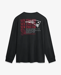 Fanatics Men's New England Patriots Fullback Drive Relaxed Fit Long Sleeve T-Shirt