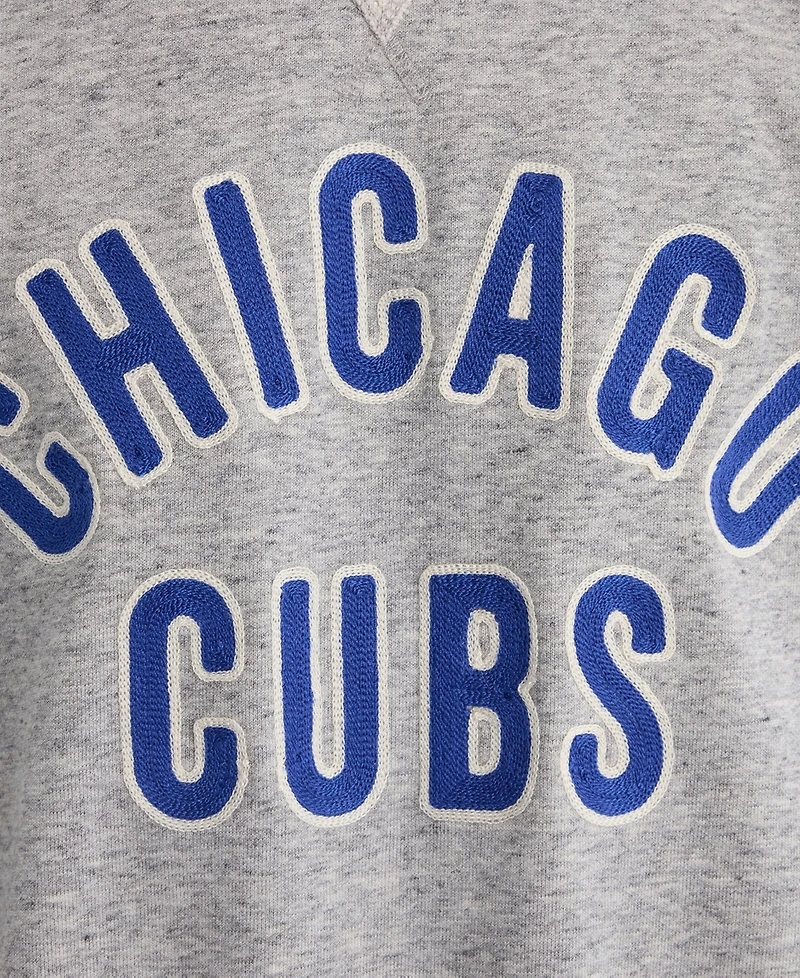 Fanatics Men's Chicago Cubs Iconic Terry Relaxed Fit Short-Sleeve Sweatshirt