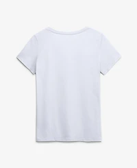 Logo Athletic Women's Tennessee Titans V-Neck Short-Sleeve T-Shirt