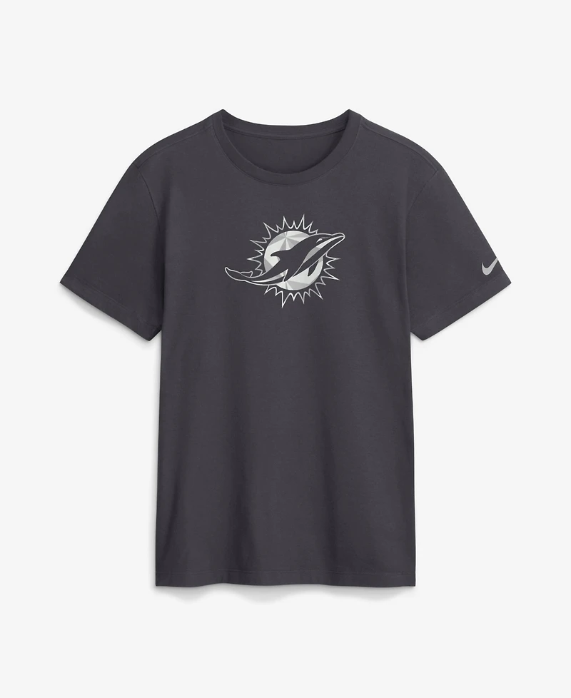 Nike Men's Miami Dolphins Fractal Logo Cotton T-Shirt