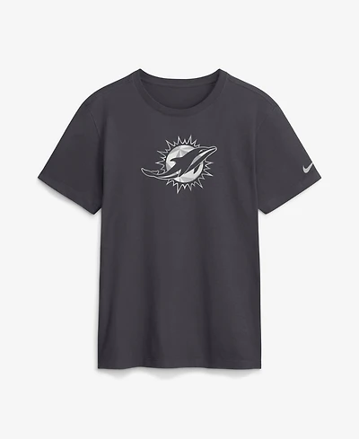 Nike Men's Miami Dolphins Fractal Logo Cotton T-Shirt