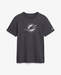 Nike Men's Miami Dolphins Fractal Logo Cotton T-Shirt