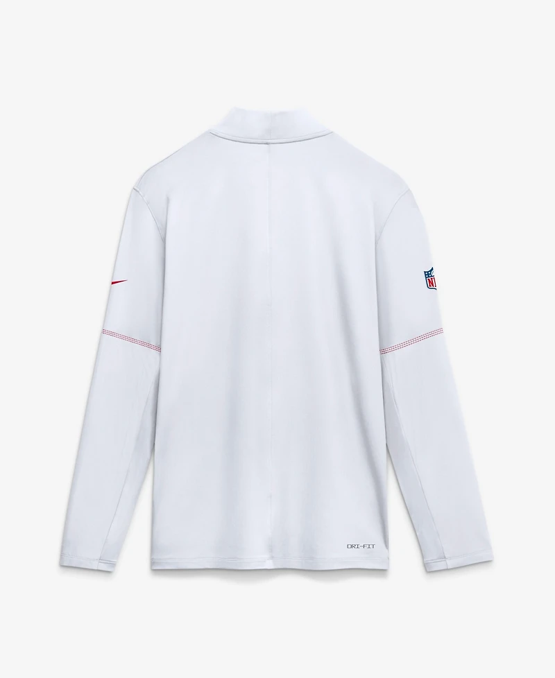Nike Men's Kansas City Chiefs Sideline Half-Zip Pullover Sweatshirt