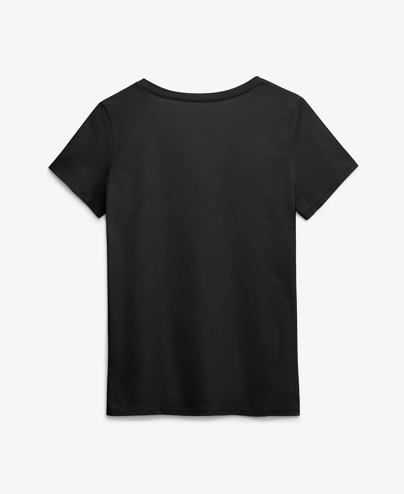 Logo Athletic Women's Baltimore Ravens Primary V-Neck Short-Sleeve T-Shirt