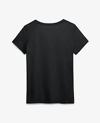 Logo Athletic Women's Baltimore Ravens Primary V-Neck Short-Sleeve T-Shirt
