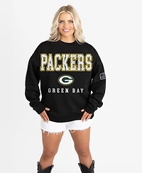 Gameday Couture Women's Green Bay Packers Oversized Fleece Sweatshirt