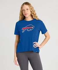 Fanatics Women's Essential Legacy Buffalo Bills Graphic Tee Relaxed-Fit T-Shirt
