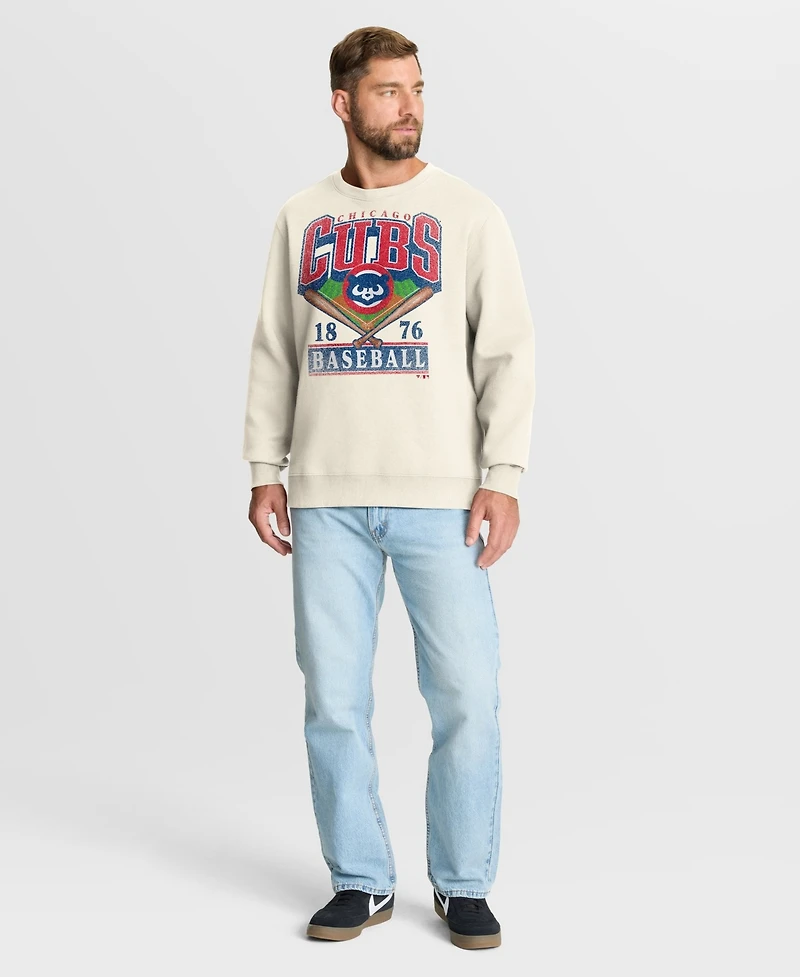 Fanatics Men's Chicago Cubs Legacy Heavyweight-Fleece Relaxed-Fit Sweatshirt