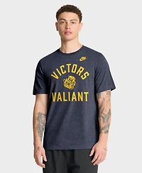 Nike Men's Michigan Wolverines Legacy Mantra Tri-Blend Screen Print T-Shirt