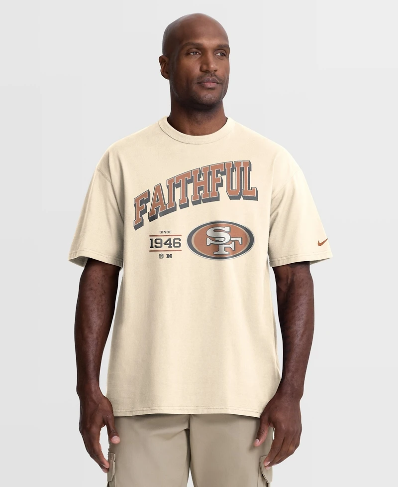 Nike Men's San Francisco 49ers Vintage Max90 Loose-Fit T-Shirt