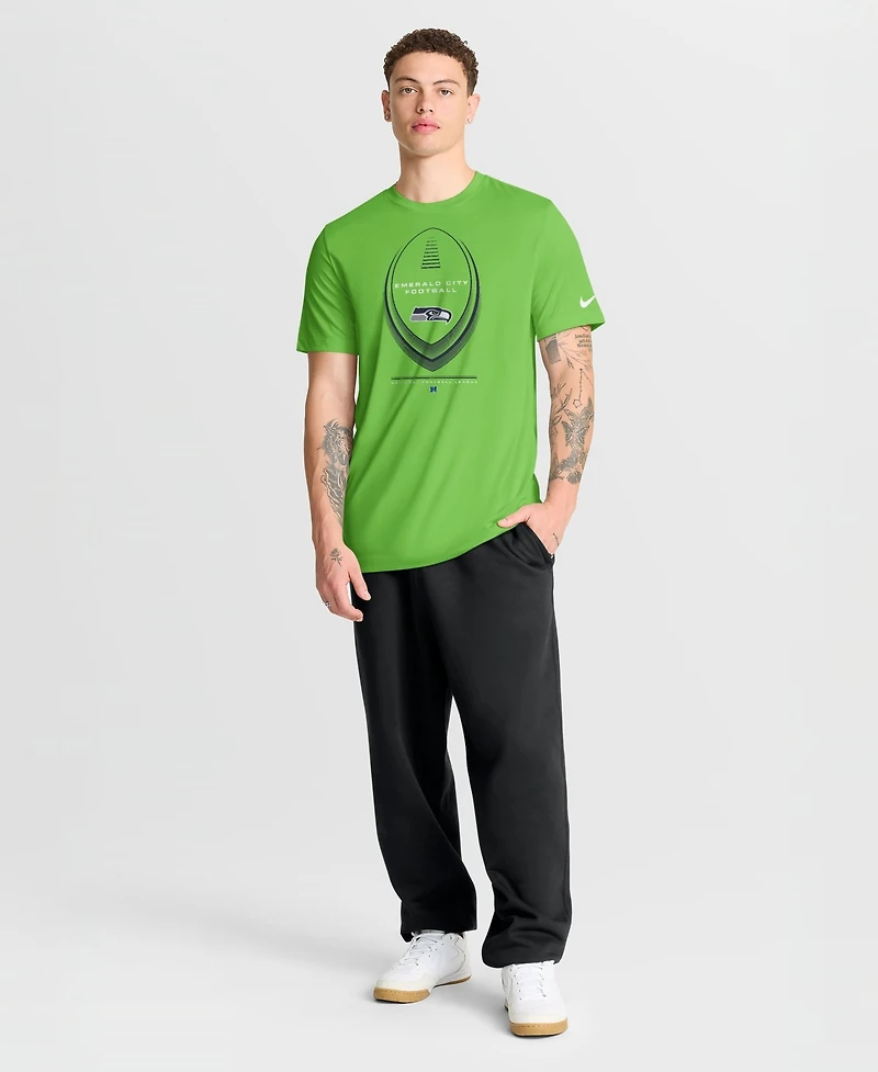 Nike Men's Seattle Seahawks Legend Icon Crewneck Short-Sleeve T-Shirt