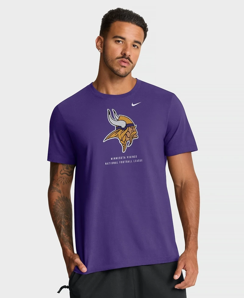 Nike Men's Minnesota Vikings Regular-Fit Cotton T-Shirt