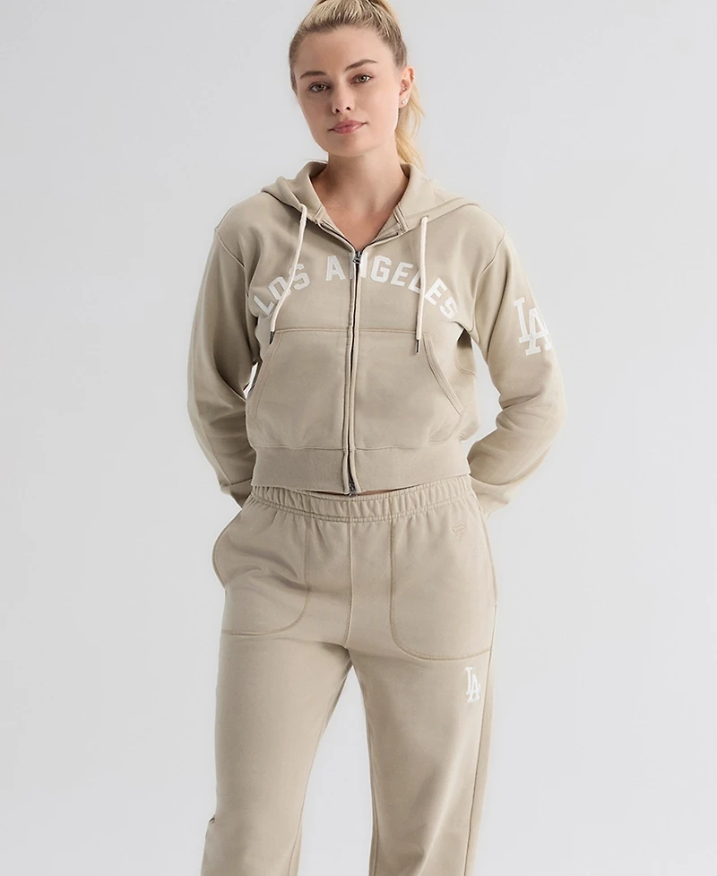 Fanatics Women's Los Angeles Dodgers Iconic Terry High-Rise Tapered Track Pants