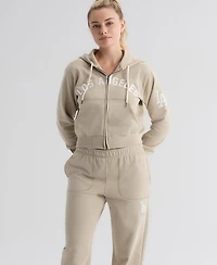 Fanatics Women's Los Angeles Dodgers Iconic Terry High-Rise Tapered Track Pants