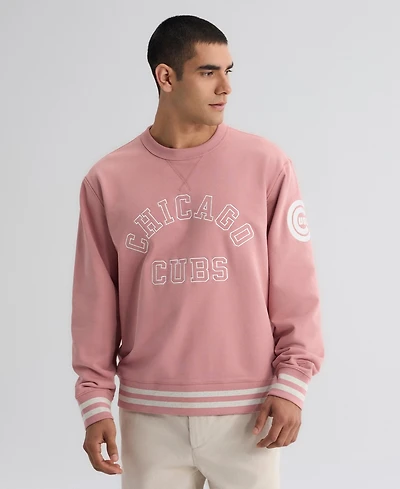 Fanatics Men's Chicago Cubs Iconic Terry Relaxed-Fit Sweatshirt