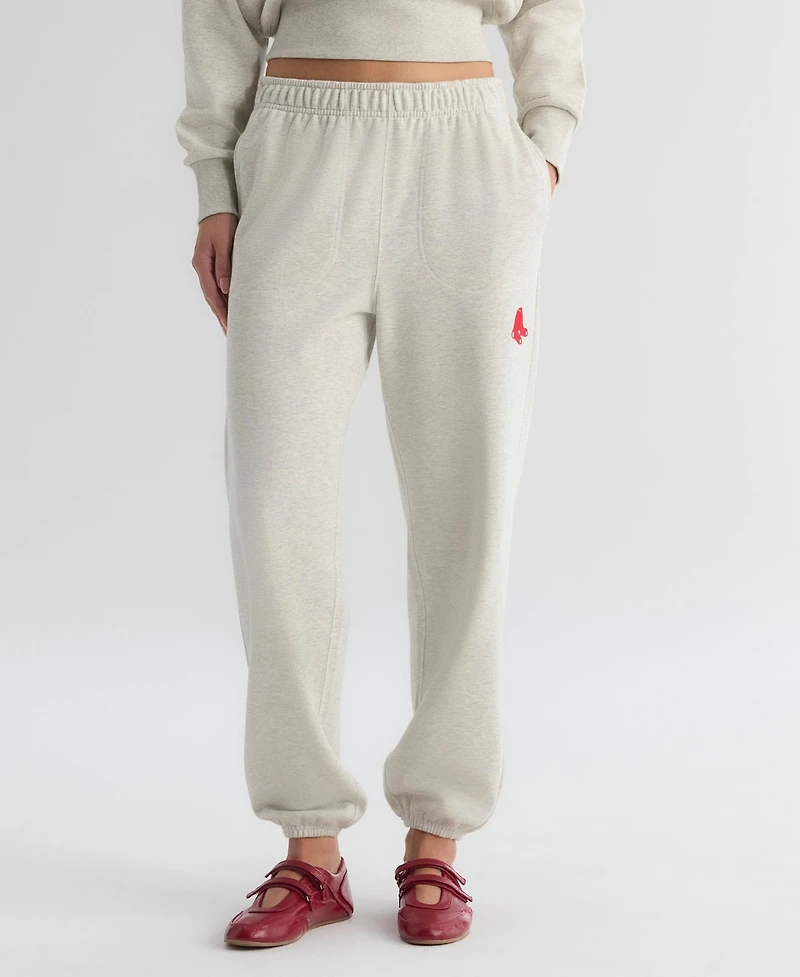 Fanatics Women's Boston Red Sox High-Rise Terry Track Pants