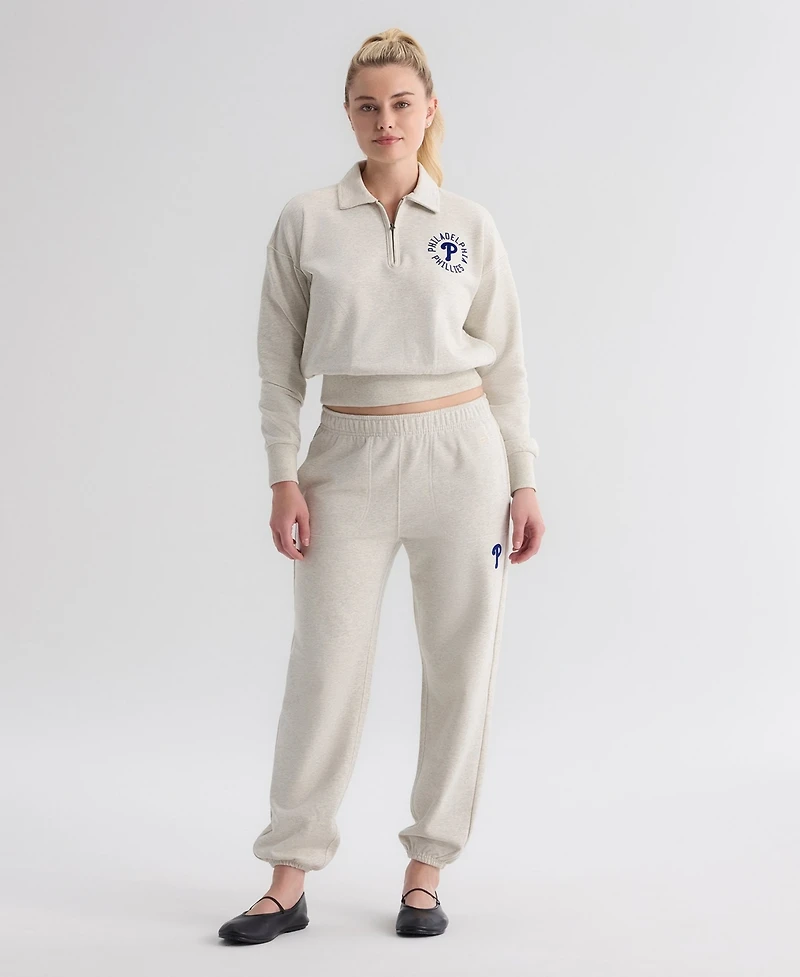 Fanatics Women's Philadelphia Phillies Iconic Terry High-Rise Track Pants